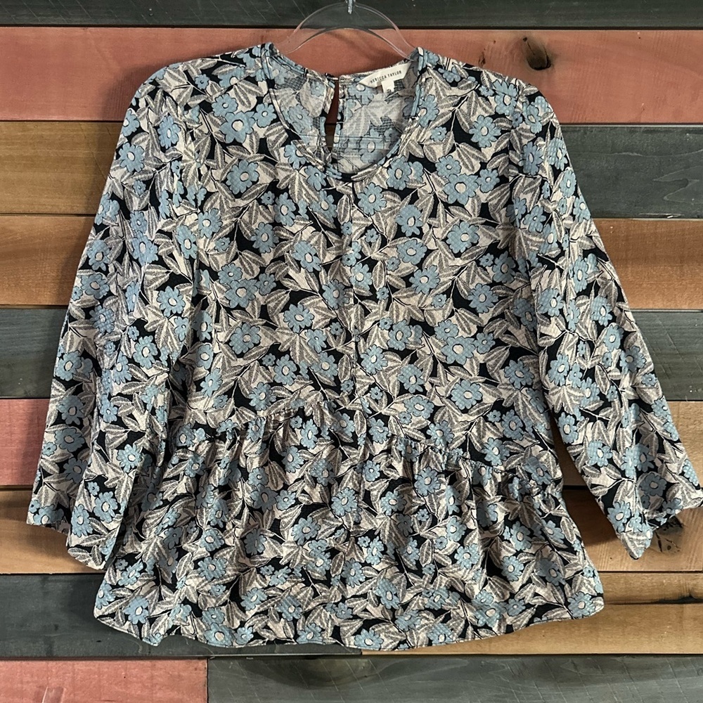 Rebecca Taylor Silk Baby Doll Top